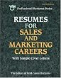 Resumes for Sales and Marketing Careers