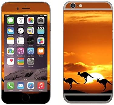Jerry Sport Thats A Shot For 2014. Kangurus In Australia Sticker Skin For iPhone 6/6s 4.7 kangaroo sunset No Sticky Residue