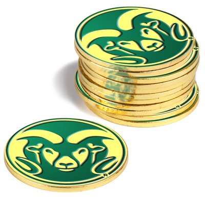 Colorado State Rams Golf Ball Markers