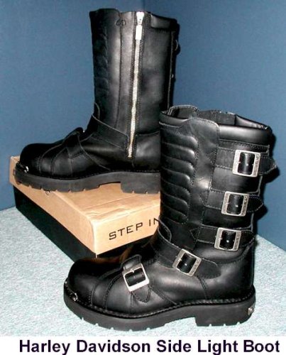 Harley Davidson Men’s SIDELIGHT Boots D91687 - Size 7 thru 13 MEDIUM WIDTH Picture