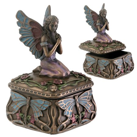 Dragonfly Fairy Box (H: 3.5