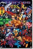 Marvel Heroes Diptych Art Print Poster - 22x34 Poster Print, 22x34