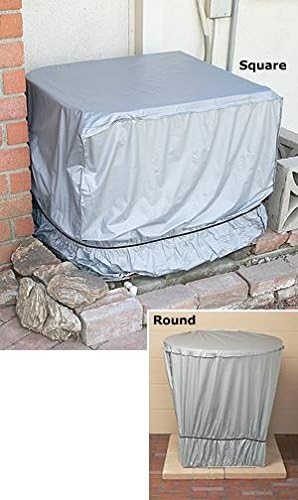 Outdoor Air Conditioner Cover SQUARE - Protects Against Rain, Snow and Ice... Dust, Leaves and Sand!