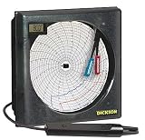 Circular Recorder,Temp and Humidity,6 In Dickosn TH623