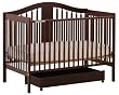 Stork Craft Chelsea 4 in 1 Stages Fixed Side Crib, Cherry