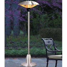 Free Standing Electric Halogen 2.1kw Patio Heater