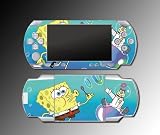 Spongebob Squarepants Cartoon game Decal Cover SKIN #2 for Sony PSP 1000 Playstation Portable