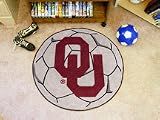 Oklahoma Sooners NCAA "Soccer Ball" Round Floor Mat (29")