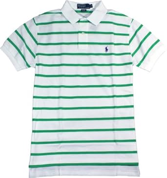 Polo Ralph Lauren Classic-Fit Striped Mesh Polo