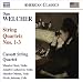 Classical Music : Welcher: String Quartets Nos. 1-3