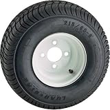 4-Hole High Speed Standard Rim Design Trailer Tire Assembly - 215/60-8