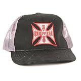 West Coast Choppers Jesse James Black & Gray Mesh Back Adjustable Hat