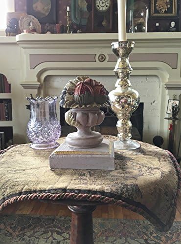 Decorative wooden fruit bowl display