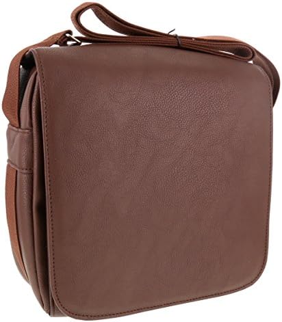 ZenXoilz 70 Compartment Leather Style Carrying Case for Essential Oils - Brown Case w/Black Interior
