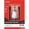 Canon Fine Art Paper Photo Rag, 13 x 19 Inches, 20 Sheets (0587B009)