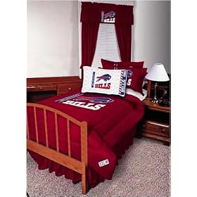 Buffalo Bills Twin Size Bed skirt