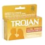 Trojan Ultra Ribbed Latex Condoms, Spermicidal Lubricant, 12-Count Boxes (Pack of 3)