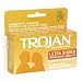 Trojan Ultra Ribbed Latex Condoms, Spermicidal Lubricant, 12-Count Boxes (Pack of 3)