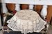 Crochet Table Linen 100% Cotton Hand Made 72x144 /White Color