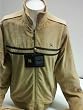 New Men's Stacy Adams Ten / Beige Velour Jogging Track Suit with Leather Trim