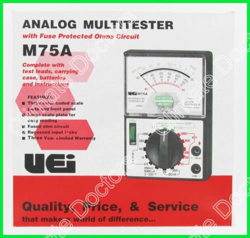 UEI M75A Analog Multimeter HVAC NEW