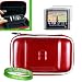 Garmin GPS Navigator CANDY GLOSS RED accessory, protective hard-shell portable carrying case with carabiner clip for Garmin GPS Navigator nüvi 670 Garmin Nuvi 265WT Garmin Nuvi 880 Garmin Nuvi 265WT Garmin nuvi 285WT Garmin Nuvi 780 Garmin Nuvi 850 4.3-Inch+ 4.3