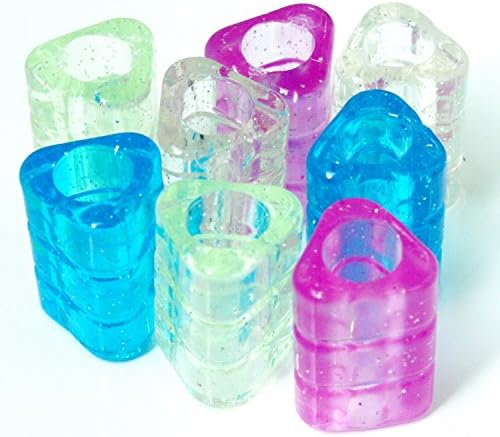 Pencil Grips, Soft Rubber Mini Bumpy Grips, Smell Grape, 8 pcs. with Pencil Foam Grip 1pcs. and Key Ring