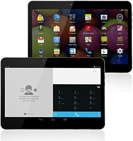 10.6'' Inch Easseller Unlocked Smart Phone +Tablet='' Phablet'' Android 4.4 Kitkat Gsm,wcdma Tablet Phone - Unlocked Dual Sim Card,quad Core- At&t, Cricket,straight Talk ,T-mobile,h20,net10 3g Phone Tablet 2g Ram 32g Rom for Chrimas Gift (Black)