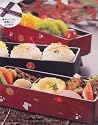 Japanese Lunch Bento Box (Three Tier, Cherry Design)