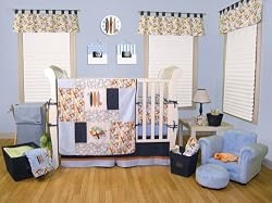 SURF'S UP - 4 PC CRIB SET - BABY BEDDING SETS