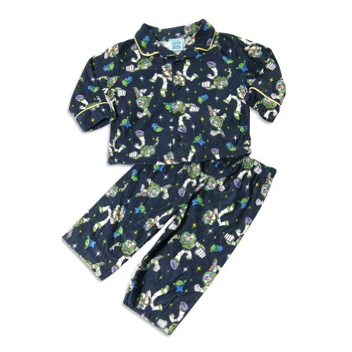 Toy Story by Disney - Baby Boys Long Sleeve Buzz Lightyear Pajamas, Navy 22713-12Months