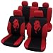 Produkt-Bild: Cartrend 79-4410-22K Sitzbezug Komplett-Set "Vision" rot, mit Dokunaht
