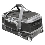Sharper Image Airtek Rolling Duffel Bag - Black/ Gray (29')