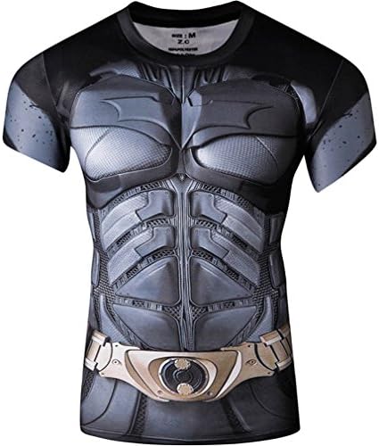 Buy 2 Get the 3rd free Men's Compression Shirt Short Sleeve Sports Fitness Running Base Layer Shirt