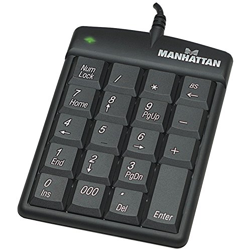MANHATTANUSB Numeric Keypad with 19 Full-Size Keys - 176354