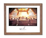 Salvador Dali The Last Supper Home Decor Wall Picture Oak Framed Art Print