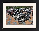 Framed Print of Motorcycles in Pattaya, ...