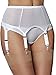 Nancies Powermesh Garter / Suspender Belt with 6 Straps (SSL61)