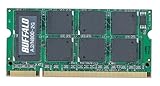 BUFFALO PC2-6400 800MHΉ 200Pinp DDR2 S.ODIMM for Mac 2GB A2/N800-2G