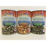 Glory Foods Sensibly Seasoned Lower Sodium Variety Pack - Green Beans, Collard Greens, Tomatoes and Okra