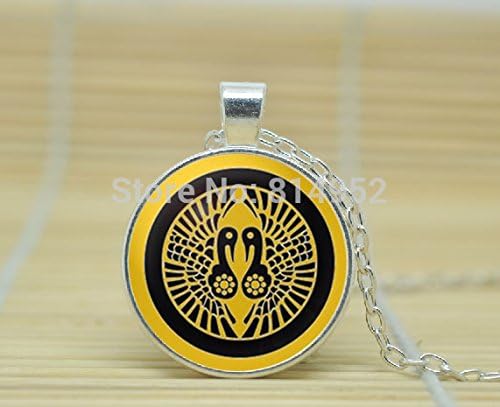 VintaStore Art Glass Necklace Total War Necklace A3264