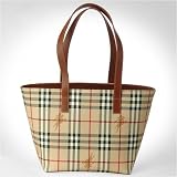 Burberry - Burberry Physic Classic Check Flower Tote