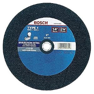 BOSCH CWCS1M1200 12-Inch x 7 64-Inch x 1-Inch Type 1 Chop Saw Wheel A24N-BF For Metal Cut... by 