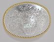 Silver Buckle Gold Edge