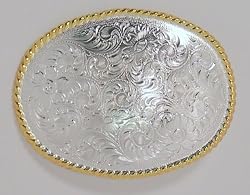 Silver Buckle Gold Edge