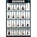 Classic Guitars - Poster (Fender Telecaster, Fender Stratocaster, Gibson Les Paul, Gibson Flying V, Gibson ES 330...) Poster Print, 24x36 Poster Print, 24x36 Poster Print, 24x36