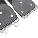 DZT1968(TM)Women Vintage Wide Belt With Alloy Flower (Black)
