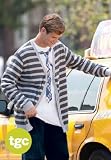 KingSize Big & Tall V-Neck Striped Cardigan Sweater