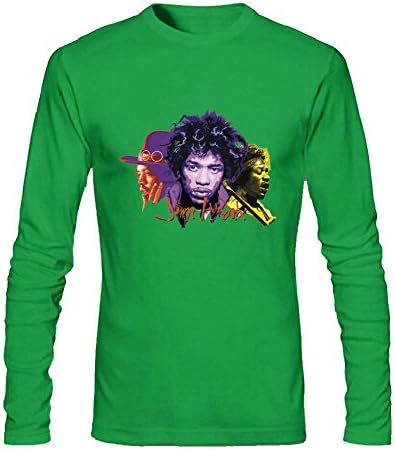 Liuliu Men's Jimi Hendrix - Mens Jimmy Got Back Long Sleeve T-Shirt