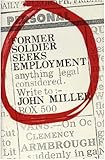 Former soldier seeks employment